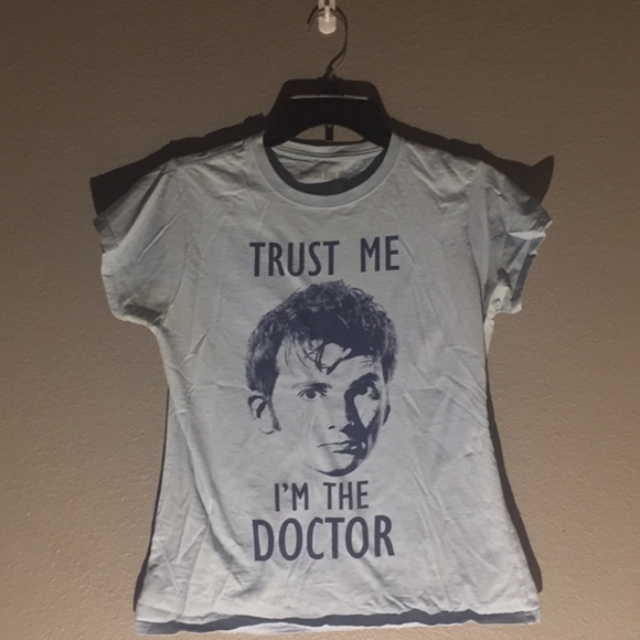Trust Me I'm The Doctor T-shirt Tenth Doctor - Picture 1 of 2